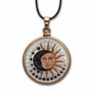 2022 Republic of Cameroon Silver Sun and Moon Pendant